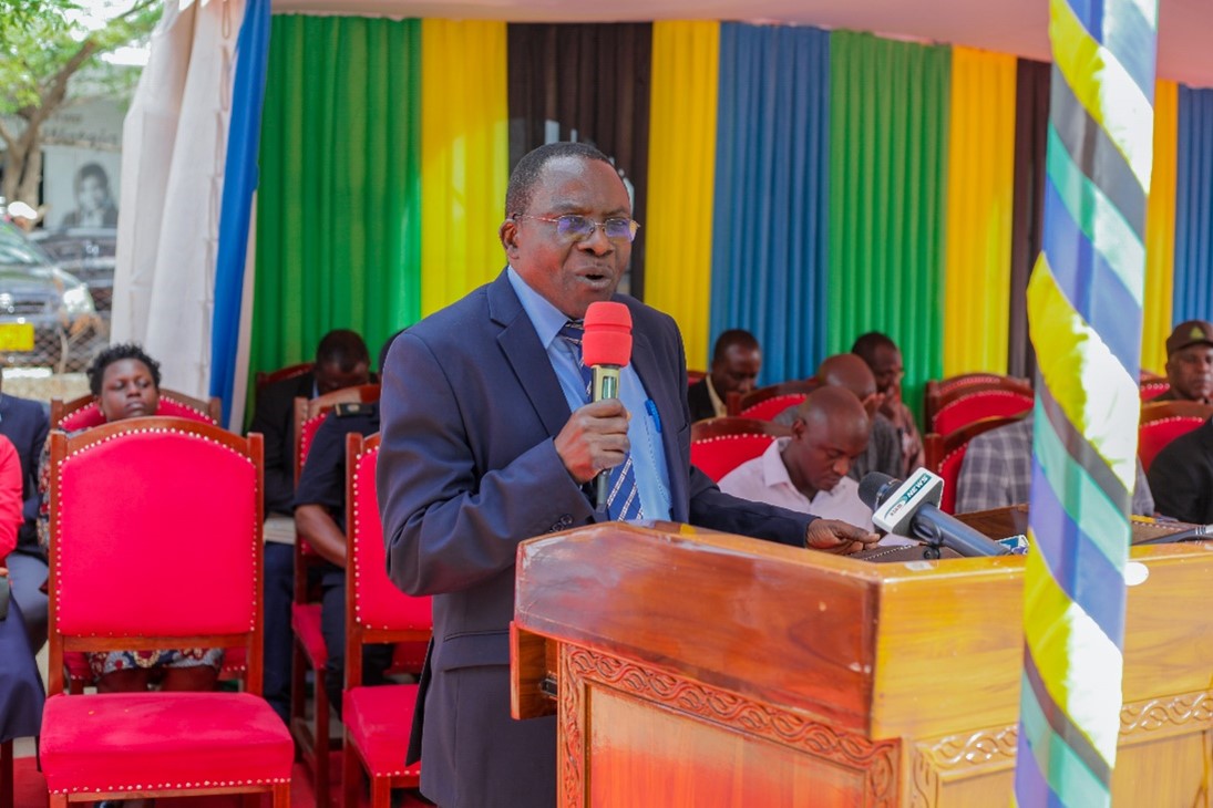 During his keynote speech, the Vice Chancellor of the University of Dodoma, Prof. Lughano Kusiluka, addressed key areas of collaboration of UDOM with their surrounding communities/Photo Credit UDOM