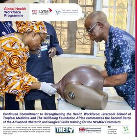 Advanced Obstetrics and Surgical Skills Training for National Postgraduate Medical College of Nigeria Examiners/photo credit: Wellbeing Foundation Africa