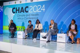 A panel discussion at CHAC 2024