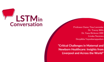 Image description - LSTM In Conversation logo on the left, names of speakers and topic on the right. 