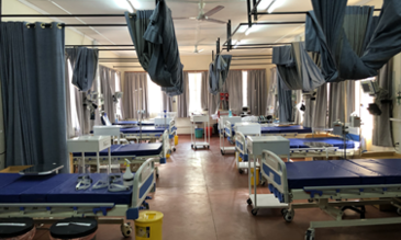 High-dependency unit at Queen Elizabeth Central Hospital, Blantyre, Malawi