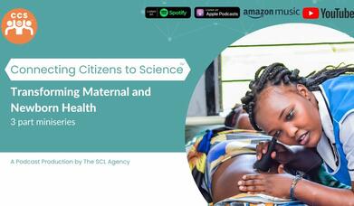 Cover podcast miniseries Transforming Maternal and Newborn Health