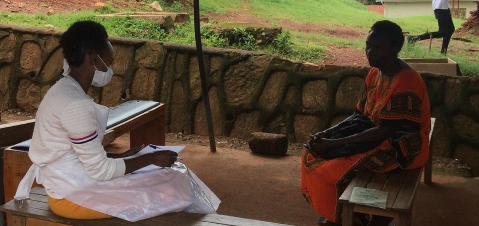 Photo: INTE-AFRICA - A patient in Uganda’s Kajjansi health centre clinic. Photo: INTE-AFRICA - A patient in Uganda’s Kajjansi health centre clinic.