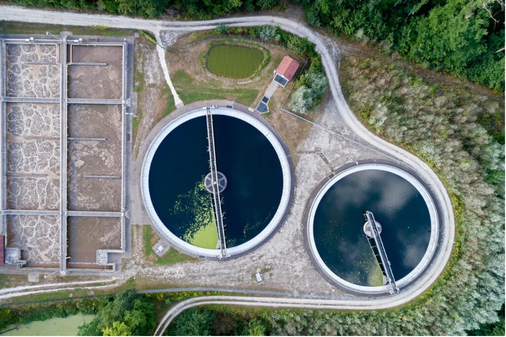 Waste water processing plant Waste water processing plant