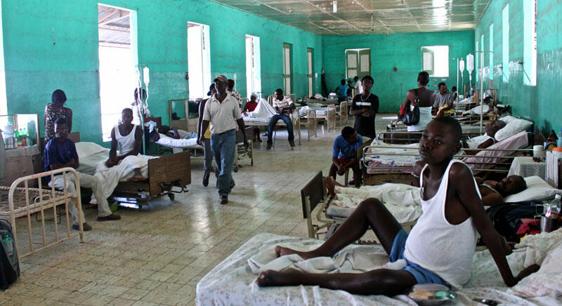 A hospital in Haiti A hospital in Haiti