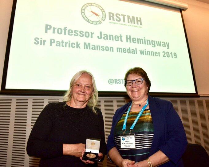 LSTM Professor Janet Hemingway and RSTMH President Dr Sarah Rowland-Jones LSTM Professor Janet Hemingway and RSTMH President Dr Sarah Rowland-Jones