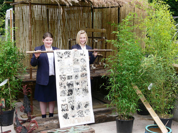 Holding up Pensby Artwork Holding up Pensby Artwork