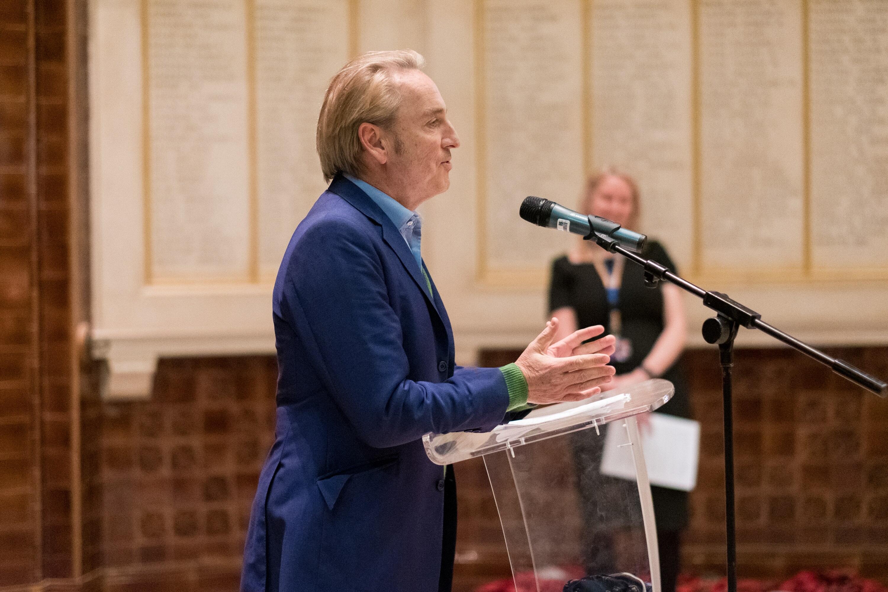 Art dealer and broadcaster Philip Mould OBE opens the exhibition Art dealer and broadcaster Philip Mould OBE opens the exhibition