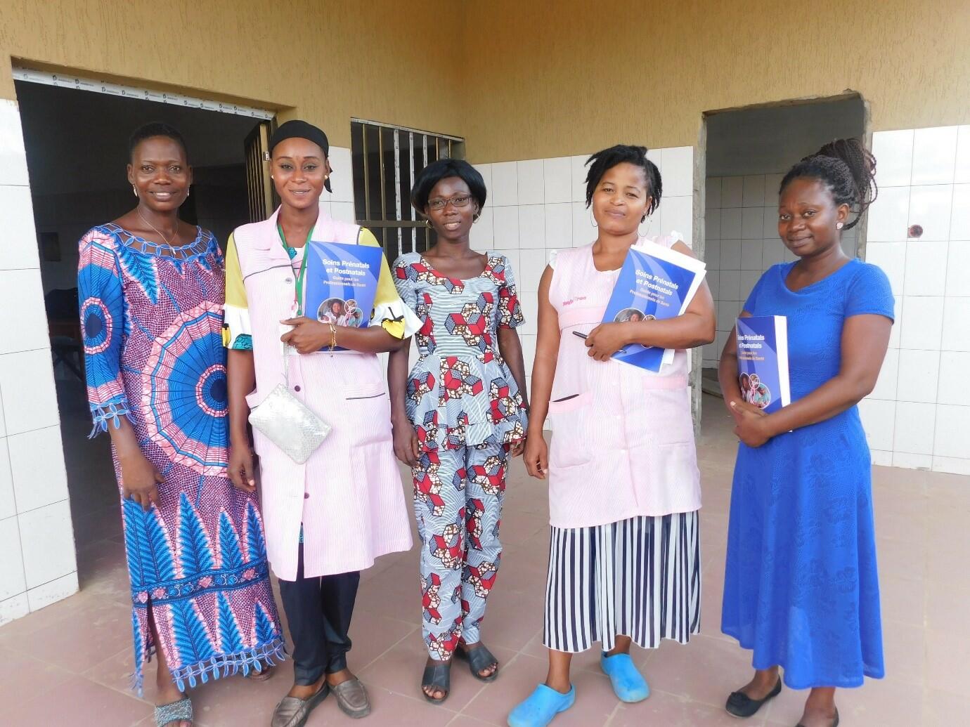 The QI team at Atakpame Regional Hospital The QI team at Atakpame Regional Hospital