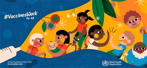 World Immunization Week 2020 banner World Immunization Week 2020 banner