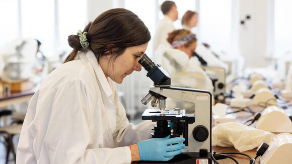 Students in a lab